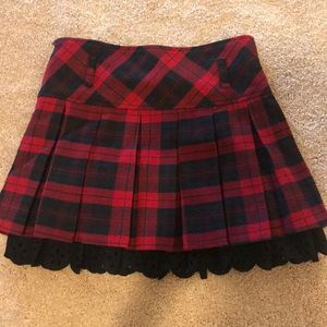 Women’s plaid skirt